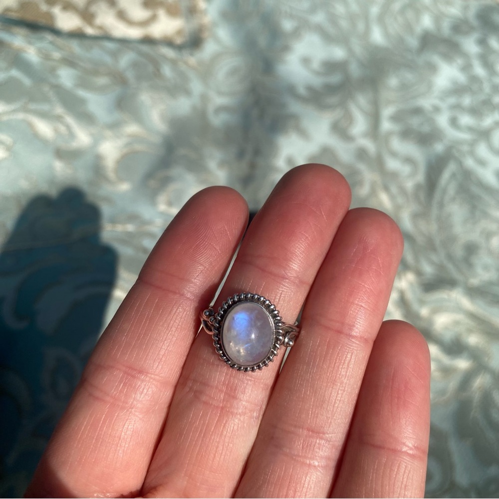 Sterling Silver Moon Stone Ring - image 6